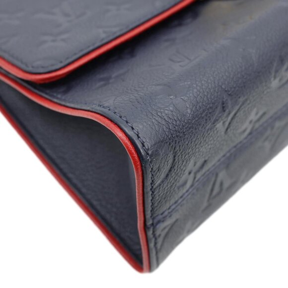 Louis Vuitton  Saint Sulpice PM Empreinte Leather Crossbody Bag Navy Blue - Picture 7 of 16